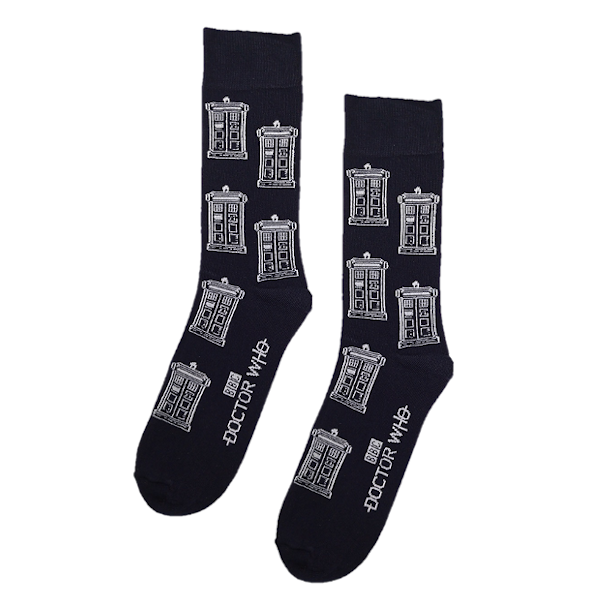 Doctor Who Tardis Socks - Adults One Size 6-11